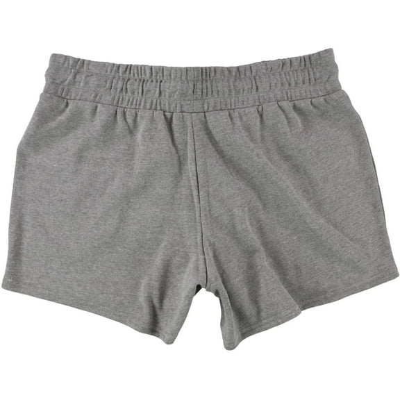 Hurley Womens One And Only Fleece Casual Walking Shorts, Grey, Large