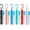 Black-Blue-Rose Gold-Turquoise-Red-Silver, variant on Reusable Metal Straws (4Packs), Collapsible Travel Drinking Straws with Cases, Cruise Ship Essentials, Cruise Must Haves with Silicone for Gifts (Blue-Black-Rose Gold-Silver)