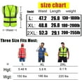 thumbnail image 4 of High Visibility Reflective Safety Vest Customize Logo With 5 Pockets Protective Workwear Outdoor Work Vest, 4 of 15
