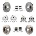 thumbnail image 1 of CMX Front Rear Disc Brake Caliper Rotors and Ceramic Pads Kit (10Pc) for Car Toyota Solara Avalon KC8-101307C, 1 of 11