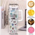 thumbnail image 6 of 40 oz Nurse Tumbler with Handle and Straw - Ideal Gifts for Women, Perfect for Graduation, Appreciation, and Nurses Week, 6 of 6