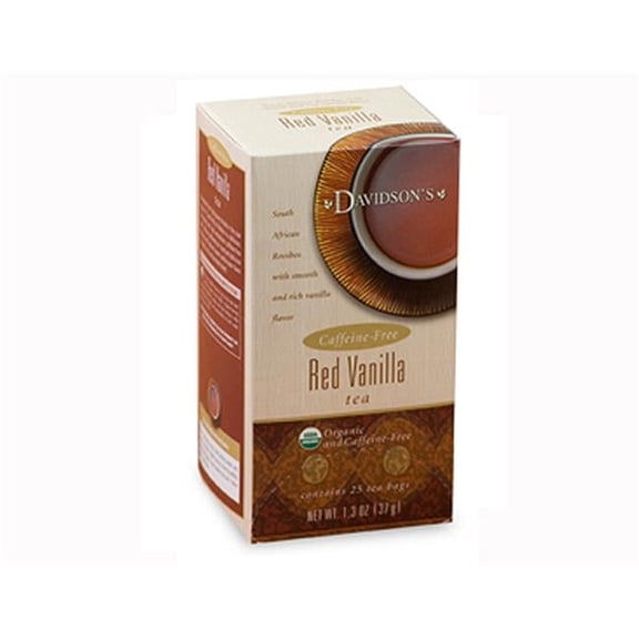 Davidson Organic Tea 2552 Red Vanilla Tea- Box of 25 Tea Bags