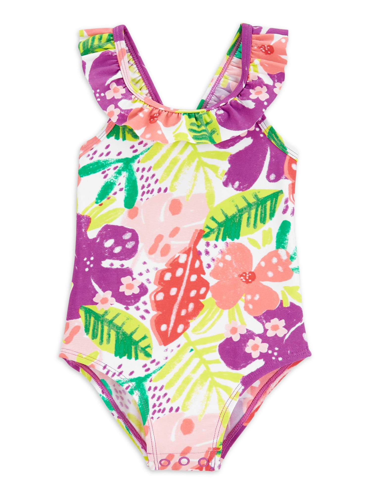 Infant Girls' 1 Piece Ruffle Swim Suit ~ Carter's Pink Unicorn 