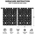 thumbnail image 2 of Blackout Kids Curtains,Moon and Leaf Gothic Pattern Children's Insulated Curtains Set Of 2,Bedroom Essentials,Toddler Room Decor 52"x63", 2 of 5