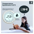 thumbnail image 3 of Wireless Thermostat For Gas Boiler Heating Room Weekly Programmable Temperature Controller Kit Battery Powered ,Easy to Install, 3 of 6