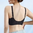 thumbnail image 3 of Besolor Womens Plus Size Bras No Underwire Seamless Full Coverage Supportive Breathable Comfy Everyday Bra(X-Large,Black), 3 of 5