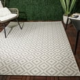 thumbnail image 5 of Balta Cassady Diamond Trellis Indoor/Outdoor Area Rug White 5'3" x 7' 5' x 8', 5 of 5