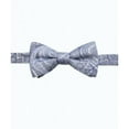 thumbnail image 3 of RYAN SEACREST Mens Gray Paisley Bow Tie, 3 of 3