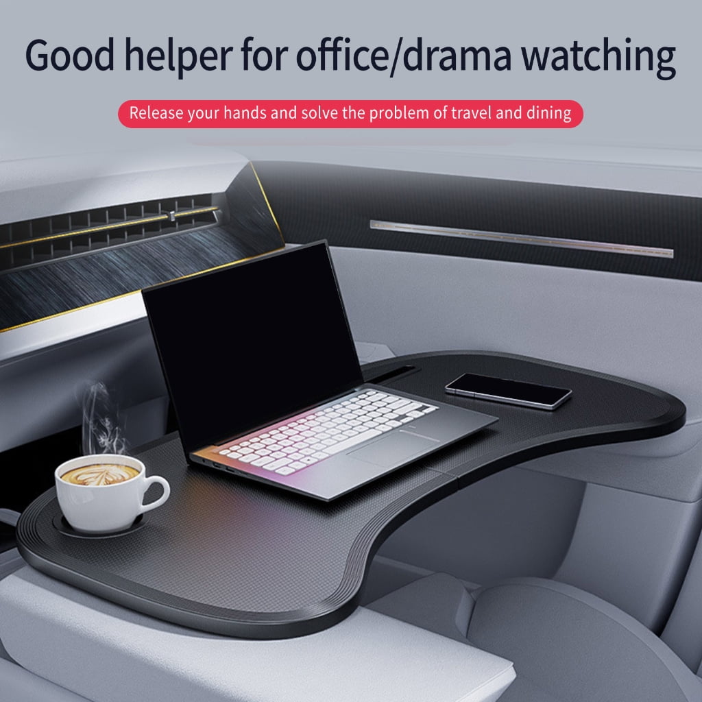Adjustable Front Seat Foldable Tray For Vehicles Multifunction Workspaces Car Dining Table Laptop Computer Desk