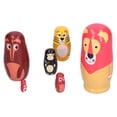 thumbnail image 1 of Muñecas de muñecas anidadas apiladas, muñecas de anidación sin rebabas de muñecas rusas de nida rusa de madera para un un regalo de cumpeados para navidad para la deicina de la, 1 of 7