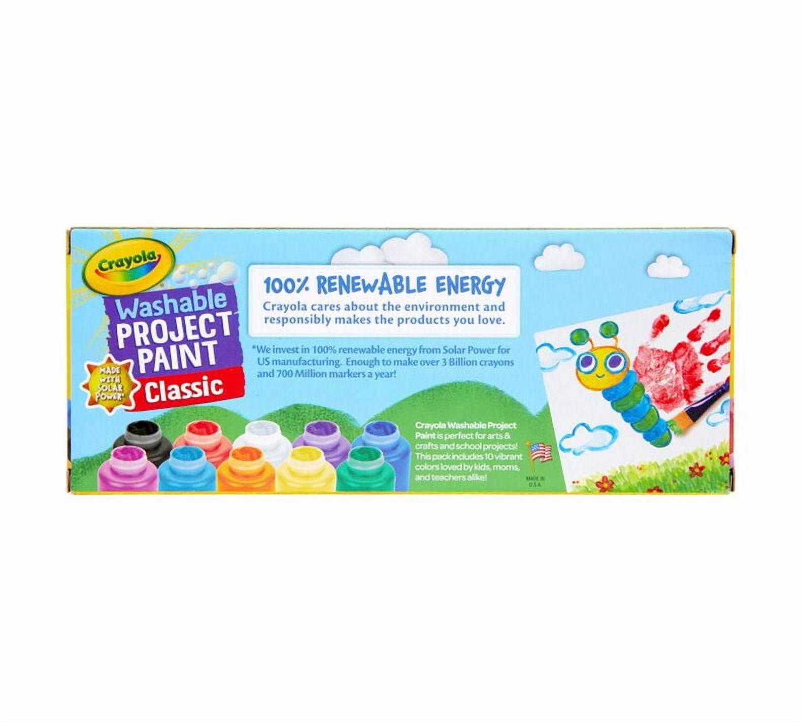 Crayola Washable Kids' Paint 2 oz Assorted Matte Art Paints (2 Pack)
