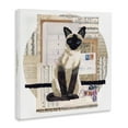 thumbnail image 3 of Stupell Industries Eclectic Siamese Cat Collage Canvas Art, 30 x 30, by Nancy Overton, 3 of 8