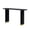 Black, variant on GZXS 59.1-Inch Oval Console Table with Fluted Legs and Gold Base, Modern Accent Sofa Table for Entryway, Hallway or Living Room, Easy Assembly, Black