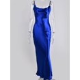 thumbnail image 1 of JULISSA MO Sexy Spaghetti Strap espalda descubierta vestido de verano mujeres satén encaje Up trompeta vestido largo elegante Bodycon vestidos de fiesta 2021 Tan Jianjun  unisex, 1 of 2