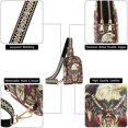 thumbnail image 6 of FORMRS Womens Crossbody Sling Bag Travel Daypack Shoulder Chest Backpack, Red Abstract Eagle, 6 of 7