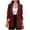 Wine, variant on Cilsoka Blazers for Women Plus Size Black Womens Blazers for Work Casual 3/4 Sleeve Womens Jacket Lightweight Dressy Casual My Orders past Orders