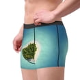 thumbnail image 3 of Wukai Paradise Island In The Form Of Heart Print Men’s Underwear Breathable Boxer Briefs,&nbsp;Moisture Wicking & Breathable-Large, 3 of 7