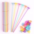 thumbnail image 3 of 50 piezas de palitos de globos de macarrón de plástico reutilizables (35 cm), 3 of 5
