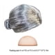 thumbnail image 4 of Vogacara Peluca Traje de personaje Temperamental Postizo Buena elasticidad Buena elasticidad Toupee Periwig Toque cómodo para Old Lady Grey Type2 NO2 Vogacara CE011474-02, 4 of 5