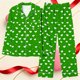 thumbnail image 5 of RKSTN St Patrick's Day Pajamas Set for Women Oversized Crewneck St Paddy's Day Lucky Shamrock Printed Loungewear Matching Sets Womens Casual Plus Size Loose Fits T Shirts and Pjs Pants 2 Piece Set, 5 of 8