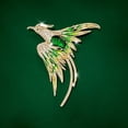 thumbnail image 6 of SmartBy Colorful Rhinestone Phoenix Brooch Handmade Enamel Lapel Pin Chinese Style Bird Animal Shape Badge Costume Hat Bag Decoration Accessories, 6 of 6