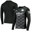 Manchester City Puma 2020/21 Goalkeeper Replica Long Sleeve Jersey - Black