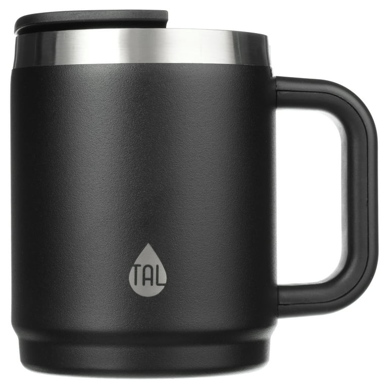 14oz Light Grey Stainless Steel Travel Mug