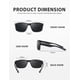 thumbnail image 5 of Gafas de Sol Reglaaly J11-Negro + Verde Polarizadas UV400 para Hombre, 5 of 8