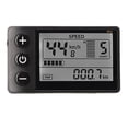 thumbnail image 3 of Electric Bicycle LCD Display Meter 24 36 48 52 60V Bike Control Panel with Waterproof Plug, 3 of 14