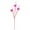 Peach, variant on Valentine's Day Heart Shaped Berry Spray Decor – Valentine's Day Decorations & Table Centerpiece, Home Decor, Heart Decor for Romantic Dinner Table Styling and Festive Home Ambiance
