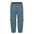 thumbnail image 6 of Outfmvch Cargo Pants Womens Joggers with Pockets Drawstring Pants Women Joggers for Women Womens Pants Travel Pants Sweatpants Women Blue Xl, 6 of 9