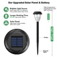 thumbnail image 4 of 10PK Solar Pathway Lights Outdoor for Yard Garden Lawn Bright Solar Lights Waterproof Auto-on/off Solar Lawn Landscape Lights White Light, 4 of 8
