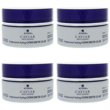 Alterna Caviar Concrete Clay Anti Aging Professional Styling 1.85 Ounce -4 Pack