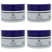 Alterna Caviar Concrete Clay Anti Aging Professional Styling 1.85 Ounce -4 Pack