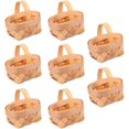thumbnail image 1 of Vintage Wicker Basket Miniature Basket 8 Pieces of Handmade Candy Basket Storage Basket Mini Gift Baskets for Decor Mini Pocket Candy Basket Wicker Basket, 1 of 5