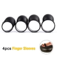thumbnail image 4 of Mosiee Finger Cots Finger Sleeves Silicone 4Pcs Finger Sleeves Ethereal Drum Percussion Instruments Musical Instruments, 4 of 8