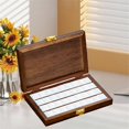 thumbnail image 3 of Watercolor Paint Box Wood Empty Palette Box Folding Paint Tray Portable Travel Paint Case for Acryli, 3 of 5