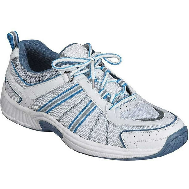 OrthoFeet Women's Orthofeet Tahoe White Mesh 10.5 XXW