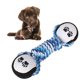 thumbnail image 2 of Campana tonta de larga duración, doble tenis, herramienta de entrenamiento para masticar perros, juguete tejido con cuerda de algodón, 2 of 3