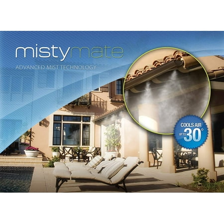 Easy Backyard Patio Ideas Outdoor Mist Cooling Patio Pre-Assembled Easy to Install Micro Mist Technology Perfect Backyard Any Outdoor Area (30) ()