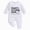 H121-Grey, variant on TOWED22 Western Baby Boy Girl Clothes Cow Oneise Jumpsuit Cowboy New to Here Romper Baby Outifts,White,3-6 M
