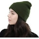 thumbnail image 3 of Gorro de lana para hombre y mujer, gorro de invierno con puños, tejido suave y cálido, gorro de calavera, 3 of 8