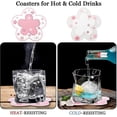 thumbnail image 4 of 2 Pcs de sous-Verres en Silicone en Forme de Fleur, 4 of 5