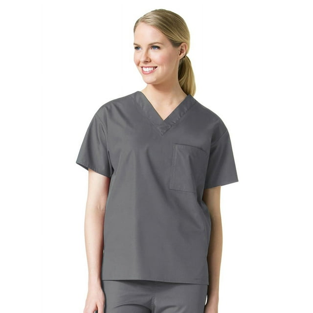 Core par Maevn Haut d'Uniforme Unisexe à Col en V, 1 Poche, Uni