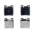 thumbnail image 2 of KarParts360 For Mercedes-Benz SL320 1994 1995 1996 1997 Disc Brake Pads Rear | High Dust Rating | Excluded Wear Sensor Option | Shims Option Included | Bonded Method Attachment | 18039345, 2 of 4