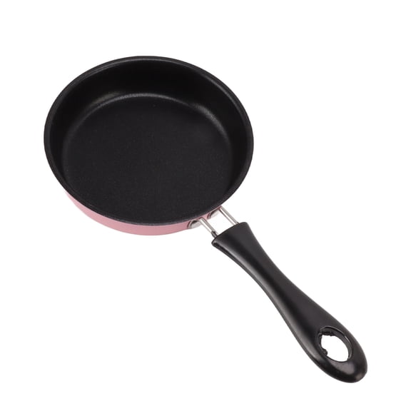 Breakfast Pan, Round Mini Frying Pan Stainless Steel Electroplated Ergonomic Easy To Clean For Kitchen