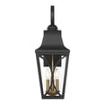 thumbnail image 3 of The Great Outdoors 73353 Cardigan 3 Light 24" Tall Outdoor Wall Sconce - Sand Coal Black /, 3 of 7