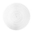thumbnail image 2 of Sunjoy Tech Round Placemats Hollow Out PVC Place Mats Coasters Heat Resistant Table Mats for Wedding Dinner Party Table Supplies, 2 of 8