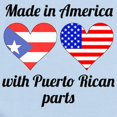 thumbnail image 2 of CafePress - Made In America With Puerto Rican Parts Body Suit - Long Sleeve Cotton Baby Bodysuit, 2 of 4