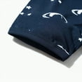 thumbnail image 4 of alcepopk Boys Summer Fashion Casual Short Sleeve T-Shirt and Shorts Set Kids Baby Cotton Outfits Cartoon Shorts Set(Navy,2-3 Years), 4 of 9